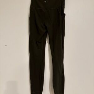 lululemon athletica Align High Rise with Pockets Dark Olive Leggings